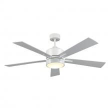 Trans Globe F-1032 WH - 5 BLADE-52" LED FAN-WC6 INCLUD-1/2" ROD
